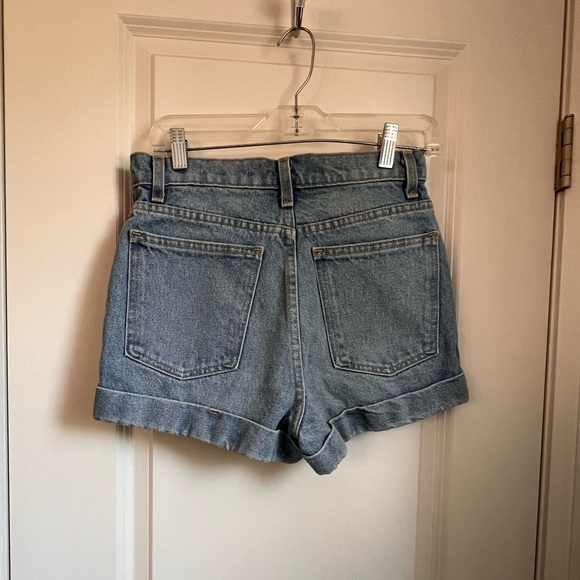 American Apparel NWOT The High Waisted Cuff Short - Picture 2 of 3